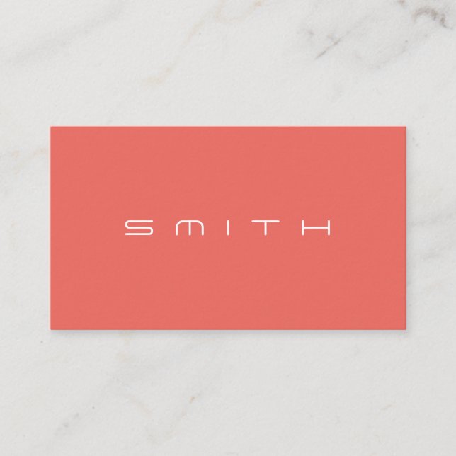 Modern elegant minimal style business card (Front)