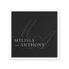 Modern Elegant Minimalist Black and White Wedding