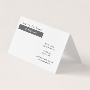 Modern Elegant Minimalist Business Card