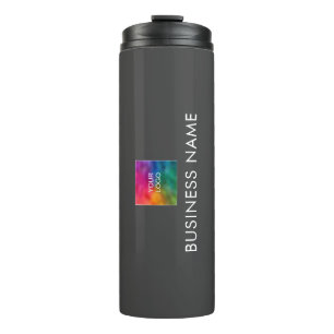 Modern Elegant Minimalist Design Business Logo Thermal Tumbler