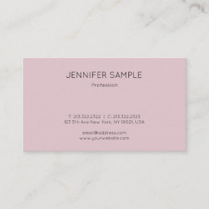 Modern Elegant Minimalist Design Professional Business Card