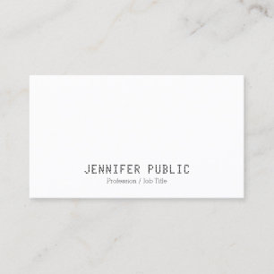 Modern Elegant Minimalist Design Trendy Template Business Card