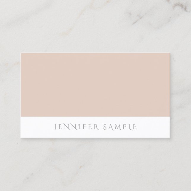 Modern Elegant Minimalist Professional Template Business Card (Front)