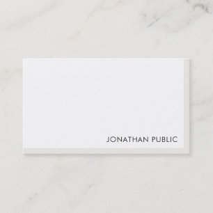 Modern Elegant Minimalist Professional Template Business Card