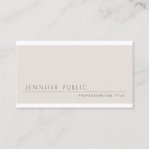 Modern Elegant Minimalist Template Professional Business Card