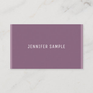 Modern Elegant Minimalist Template Trendy Simple Business Card