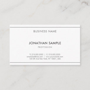 Modern Elegant Minimalistic Professional Popular Business Card