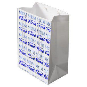 Modern Elegant Mother’s Day Forever Friend Medium Gift Bag