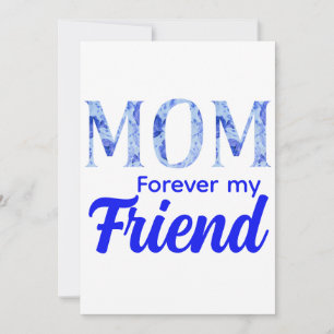 Modern Elegant Mother’s Day Forever Friend Thank You Card