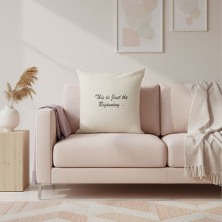  Modern elegant motivational quote typography  Cushion