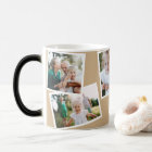 Modern elegant multi photo family beige