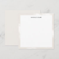 Modern Elegant Name Monogram Dusty Biege Gradient