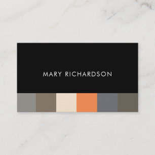 Modern Elegant nature colour scheme professional Business Card