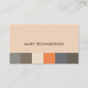 Modern Elegant nature colours pattern professional Business Card