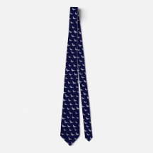 Modern Elegant Navy Blue Dove Seamless Pattern