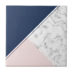 Modern elegant navy blue marble ceramic tile<br><div class="desc">Modern elegant navy blue marble</div>