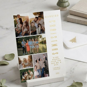 Modern Elegant New Home Photo Collage Christmas