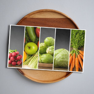 Modern Elegant Nutritionist Personal Chef Business Card