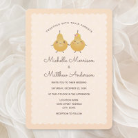 Modern Elegant Perfect Pear Cute Whimsical Wedding