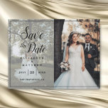 Modern Elegant Photo Collage Wedding Save The Date Magnetic Invitation<br><div class="desc">Modern Elegant Photo Collage Wedding Save The Date Magnetic Invitation</div>