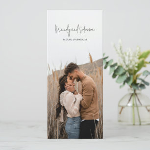 Modern Elegant Photo Wedding Program