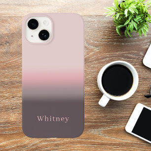 Modern Elegant Pink and Purple Case-Mate iPhone 14 Case