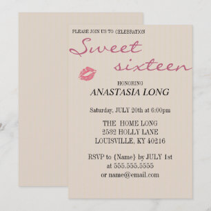 Modern, Elegant Pink Save The Date