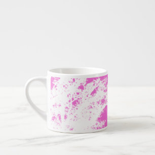 Modern Elegant Pink Tree Espresso Cup