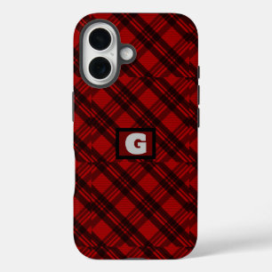 Modern Elegant Plaid iPhone 16 Case