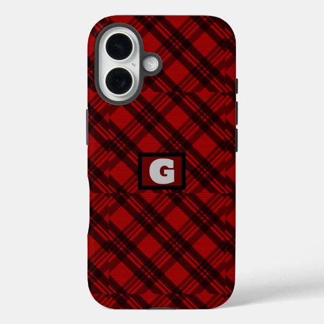  Modern Elegant Plaid  Case-Mate iPhone Case (Back)