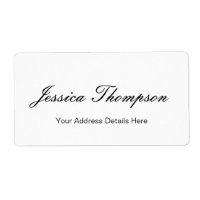 Modern Elegant Plain Simple Professional