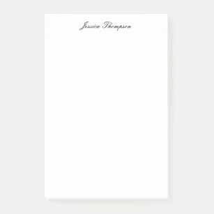 Modern Elegant Plain Simple Professional Post-it Notes