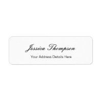 Modern Elegant Plain Simple Professional