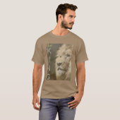 Modern Elegant Pop Art Lion Head Template Men's T-Shirt (Front Full)