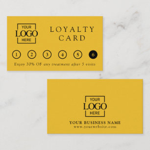 Modern Elegant Professional Business Logo Reward Loyalty Card