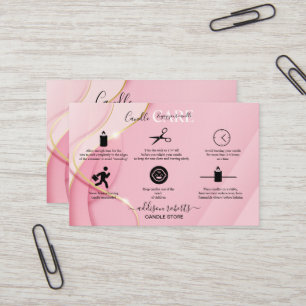 Modern Elegant Purple Holographic Logo Business Card