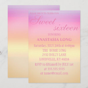 Modern, Elegant Rainbow Save The Date