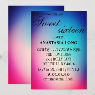 Modern, Elegant Rainbow Save The Date