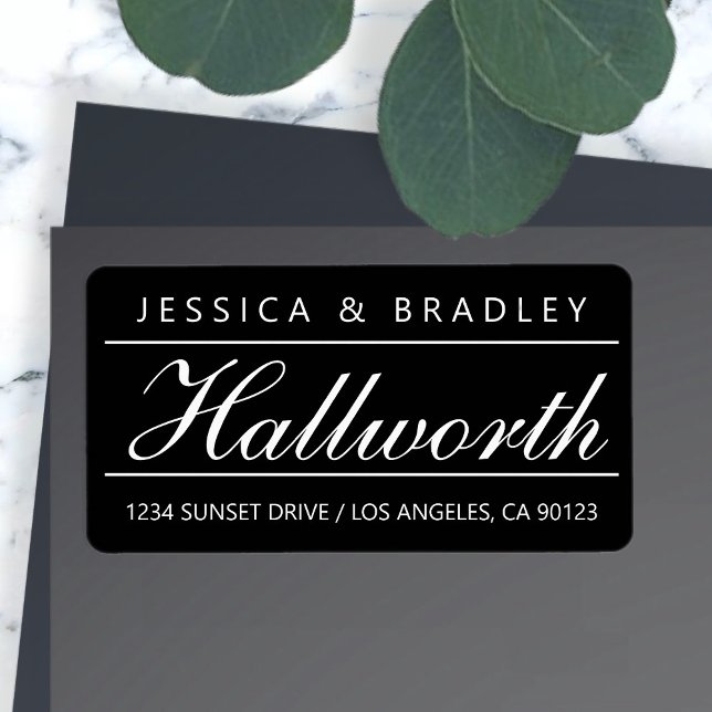 Modern Elegant Return Address Labels (Creator Uploaded)