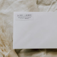 Modern Elegant Return Address Labels