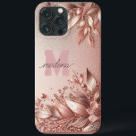 Modern elegant rose gold with floral curve11 iPhone 13 pro max case<br><div class="desc">Introducing the "Modern Elegant Rose Gold with Floral Curve" collection, a harmonious blend of contemporary sophistication and timeless beauty. This exquisite line features a captivating rose gold finish, known for its romantic and warm undertones, which adds a luxurious touch to any setting. The rose gold is meticulously crafted to exude...</div>