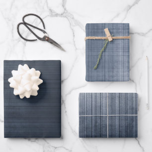 Modern Elegant Rustic Abstract striped Wrapping Paper Sheet