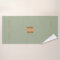 Modern elegant sage green chic monogrammed stripes