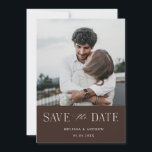 Modern Elegant Save the Date Chocolate<br><div class="desc">Modern Elegant Save the Date Steal</div>