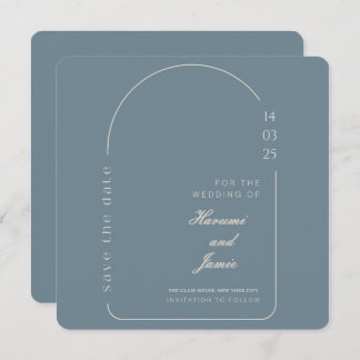 Modern Elegant Save the Date Wedding Card