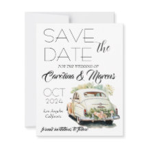 Modern Elegant Save the Date Wedding Invitation