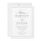Modern Elegant Script Classic Budget Wedding