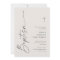 Modern Elegant Script Ivory Neutral Baptism
