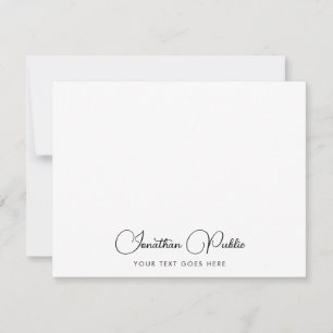 Modern Elegant Script Name Template Personalised
