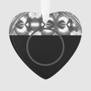 Modern Elegant Script Photo Gifts Arch Ornament